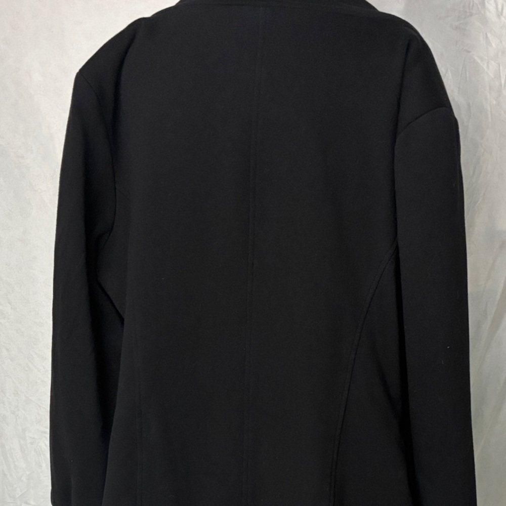 Found Black Cotton Long Jacket - Picture 11 of 13